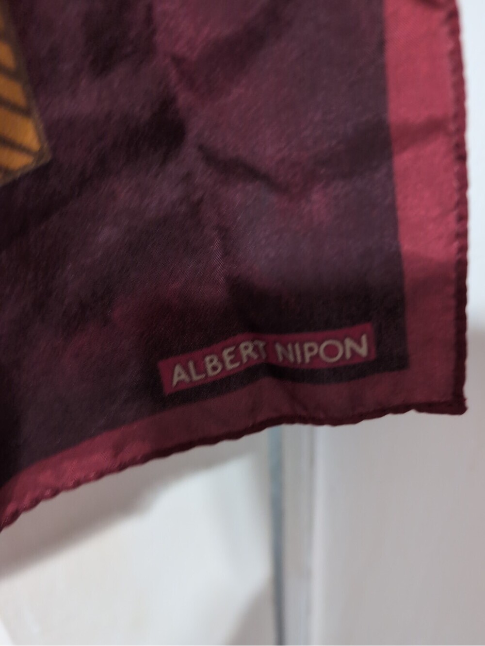 Albert Nipon Scarf Vintage‎ Silk Square Musical Themed 34"(1586)E - Picture 2 of 4